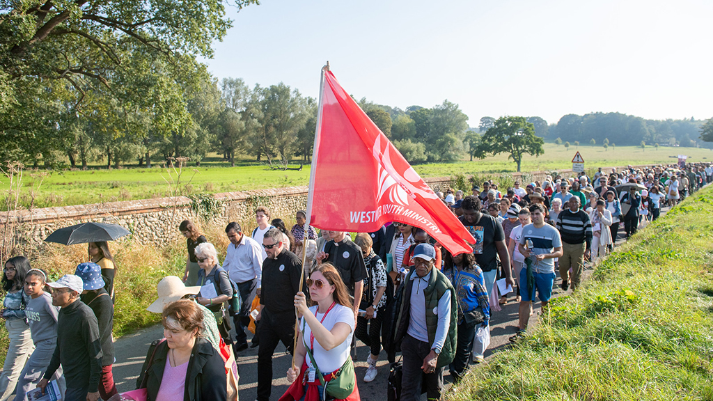 Thousands gather for the annual Westminster pilgrimage to Walsingham