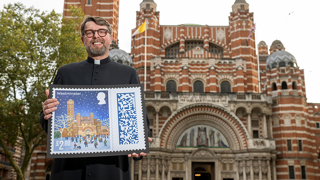 Christmas comes early with Royal Mail’s Westminster Cathedral stamp